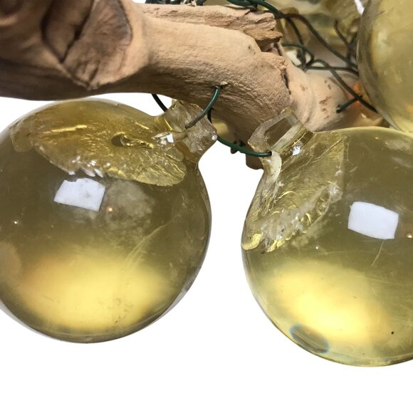 VTG 60’s MCM Extra Large Purple & Clear & White Lucite Acrylic Grapes 3 Clusters - Picture 13 of 15